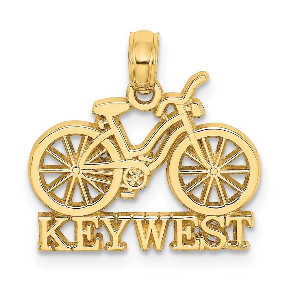 Kazi Luxury 14K KEY WEST Bicycle Charm